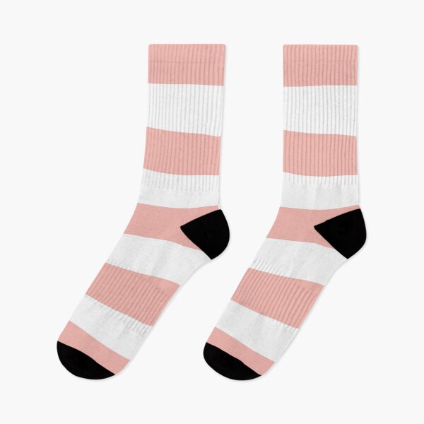 Item preview, Medium BABY PINK and WHITE Horizontal STRIPES designed and sold by RachelMacht.