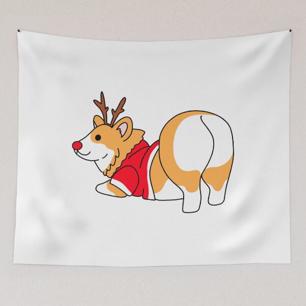 Item preview, Corgi Butt Christmas | Adorable corgi designed and sold by Mixture-DESIGN.