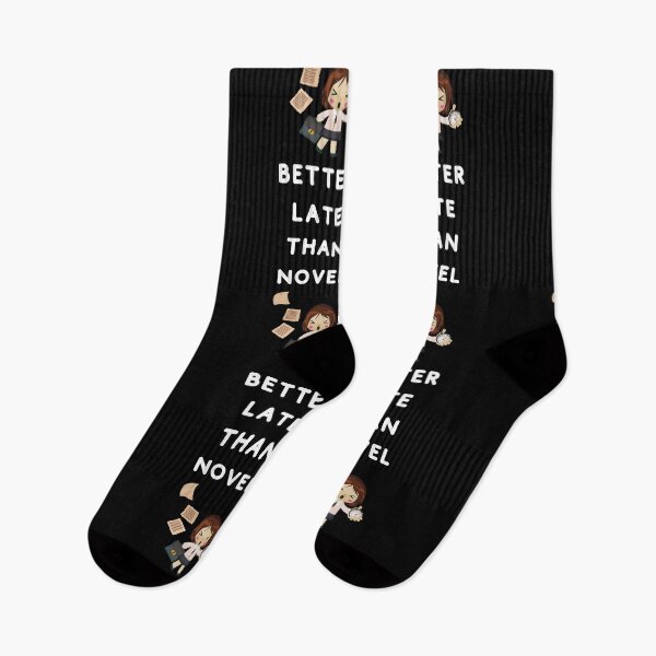 Item preview, Better Late Than Novel Funny Reading Than Never Pun Joke designed and sold by trendo.