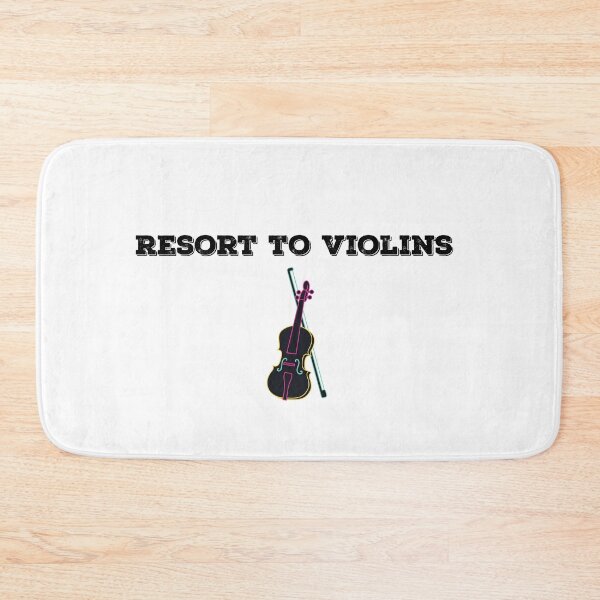 Item preview, Resort To Violins (Violence) Punny Quote Design designed and sold by AritraSur.