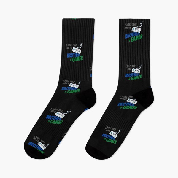 Item preview, I Have Two Titles Brother and Gamer designed and sold by Emerg-Apparel.