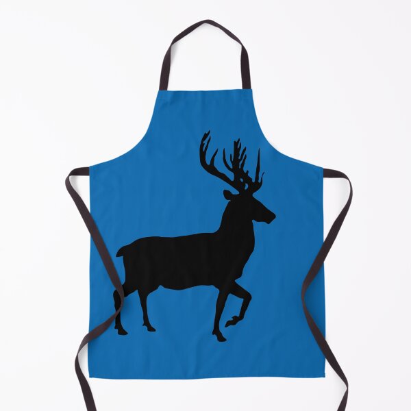 Item preview, Black Coloured Scottish Stag Silhouette on Saltire Blue Background designed and sold by MacPean.