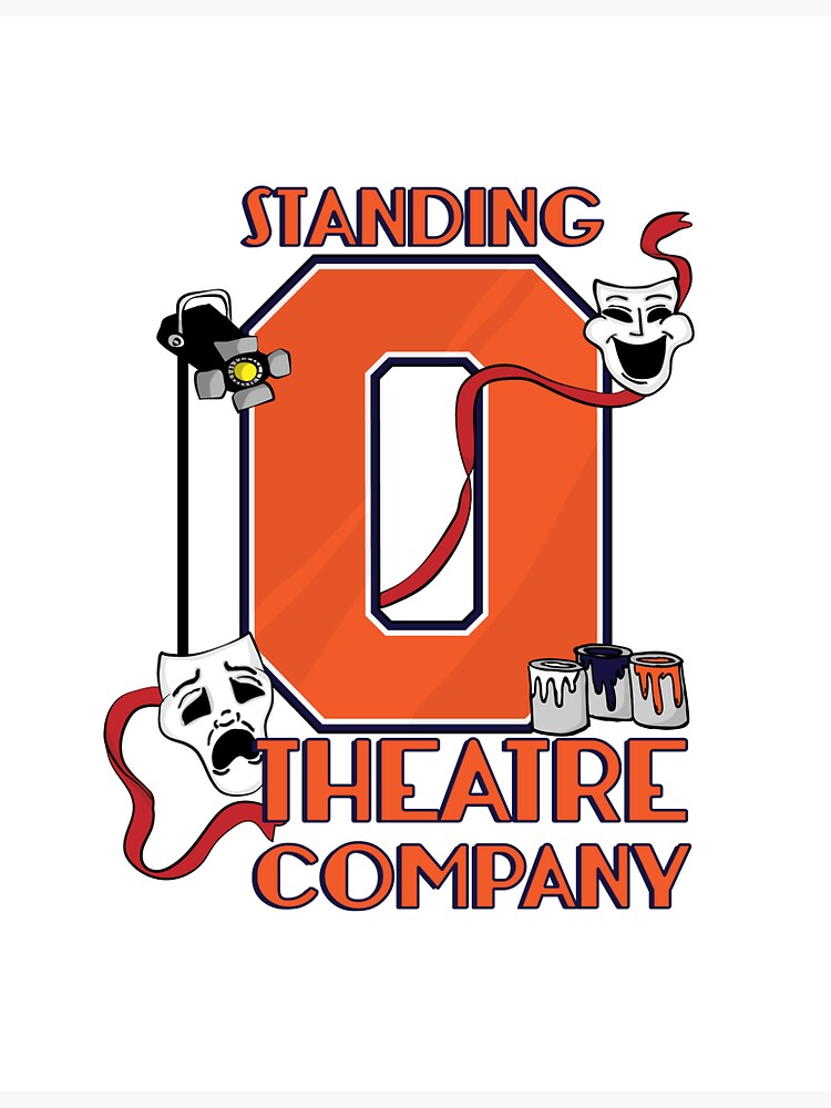 "Standing O Logo 2" Sticker for Sale by OHSTheatre Redbubble