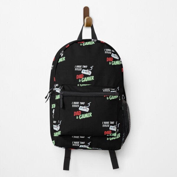 Item preview, I Have Two Titles Dad and Gamer designed and sold by Emerg-Apparel.