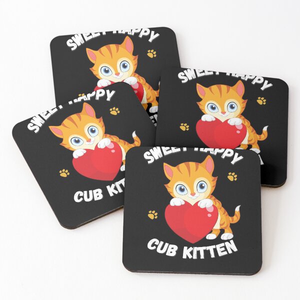 Item preview, Sweet happy cub kitten designed and sold by MyTrendStore.