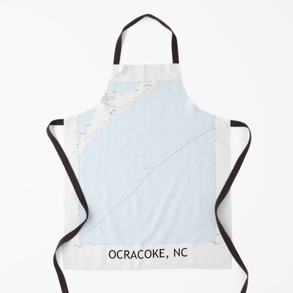 Item preview, Ocracoke, NC Topographical Map Clean designed and sold by PGHPhotoCo.