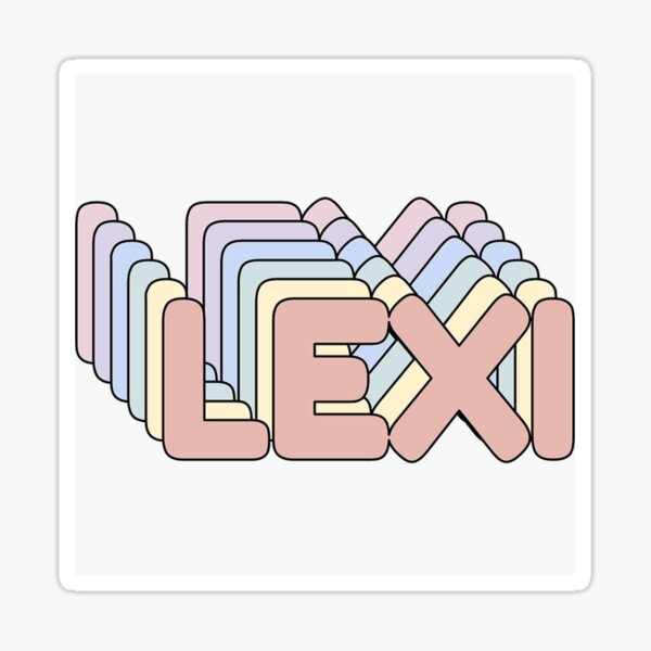 LEXI - topic Sticker