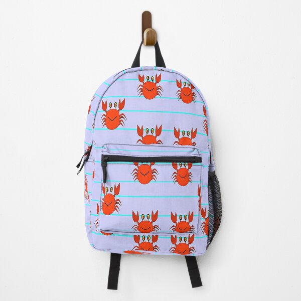 Item preview, Happy crabs on stripes designed and sold by tetibright.
