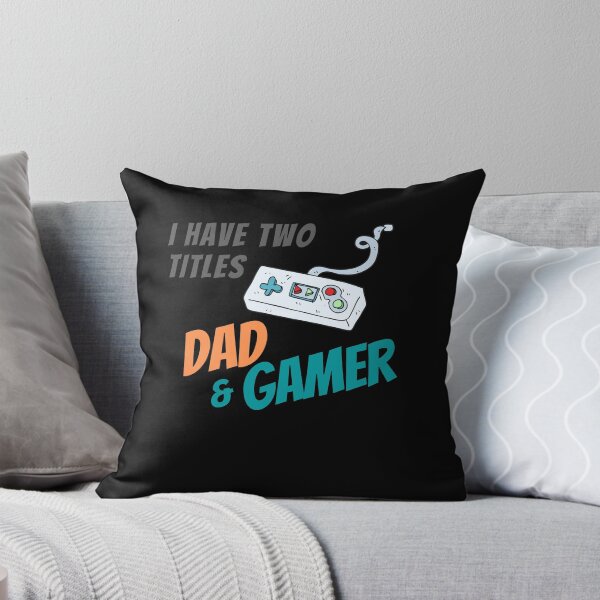 Item preview, I Have Two Titles Dad and Gamer designed and sold by Emerg-Apparel.