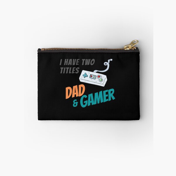 Item preview, I Have Two Titles Dad and Gamer designed and sold by Emerg-Apparel.