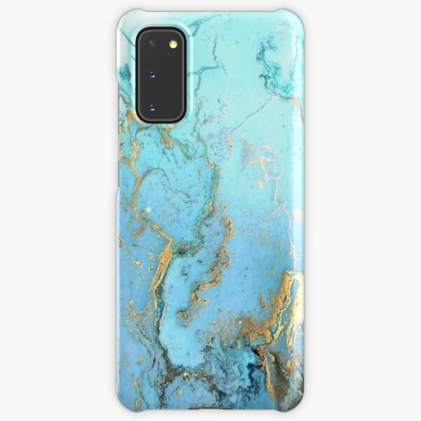 Blue&Gold Marble 2 Samsung Galaxy Snap Case