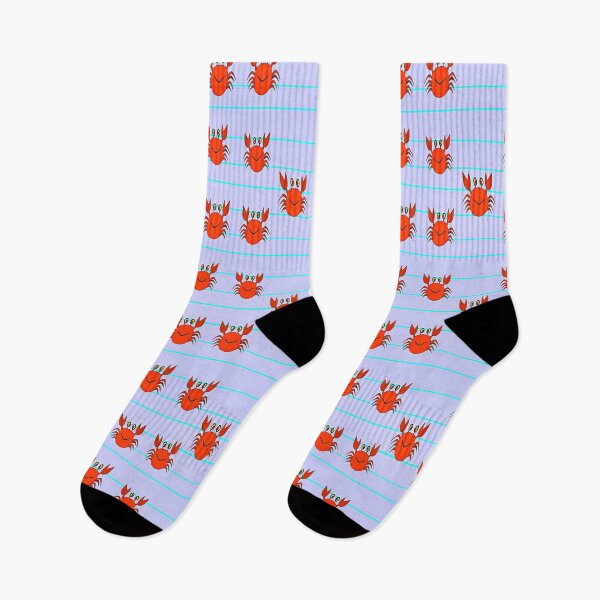 Item preview, Happy crabs on stripes designed and sold by tetibright.