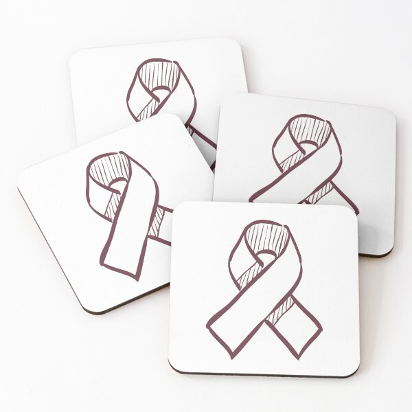 Item preview, Burgundy Doodle Awareness Ribbon  designed and sold by meicha.