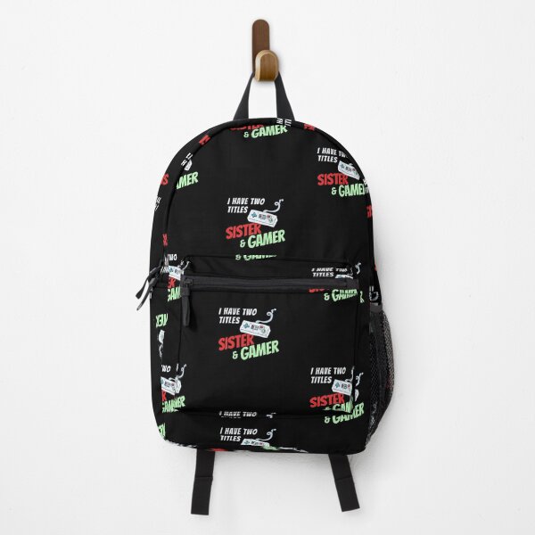 Item preview, I Have Two Titles Sister and Gamer designed and sold by Emerg-Apparel.