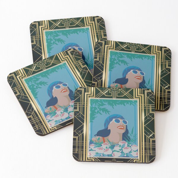Item preview, LADY FASHION ART DECO designed and sold by ELEGANZZIA.