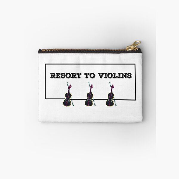Item preview,  Resort To Violins (Violence) Punny Quote Design designed and sold by AritraSur.