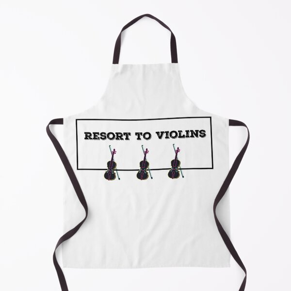 Item preview, Resort To Violins (Violence) Punny Quote Design designed and sold by AritraSur.