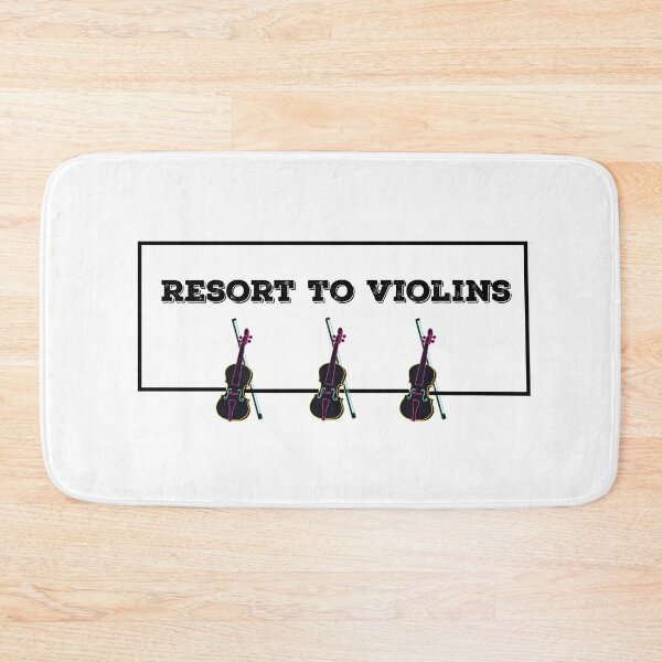 Item preview,  Resort To Violins (Violence) Punny Quote Design designed and sold by AritraSur.