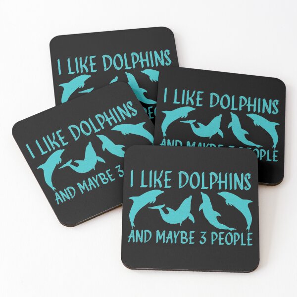 Item preview, I Like Dolphins And Maybe 3 People designed and sold by helliazidi.