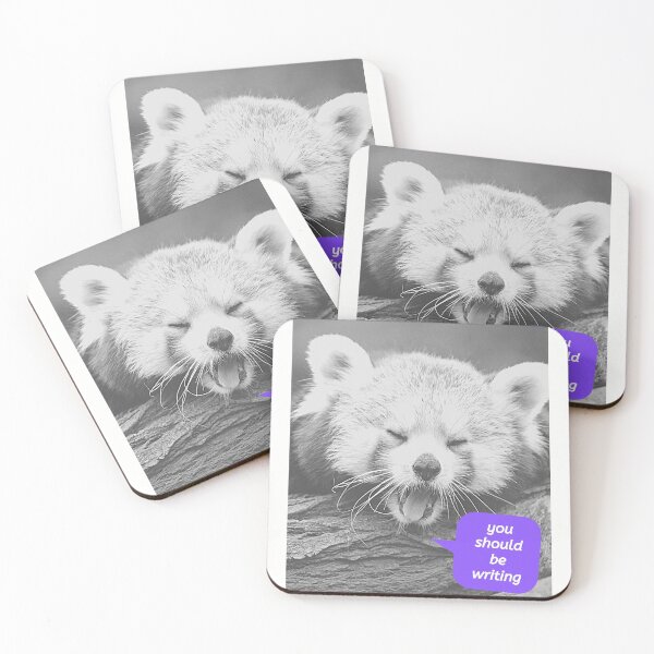 Item preview, You Should Be Writing -- Funny Office Art -- Cute Fox designed and sold by statsandcats.