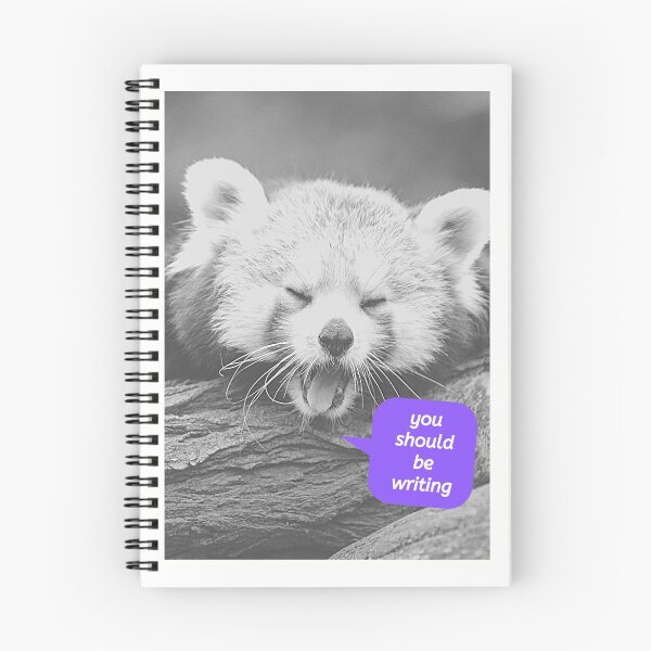 Item preview, You Should Be Writing -- Funny Office Art -- Cute Fox designed and sold by statsandcats.