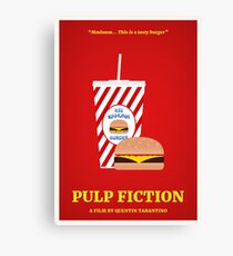 Pulp Fiction film poster Canvas Print