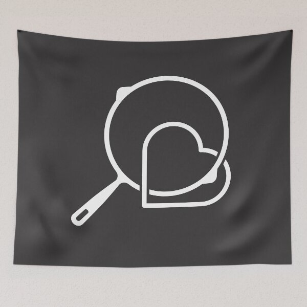 Item preview, Cast Iron Pan and Heart designed and sold by npdstudio.