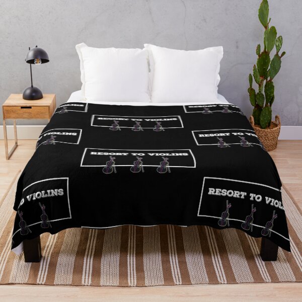Item preview,  Resort To Violins (Violence) Punny Quote Design designed and sold by AritraSur.