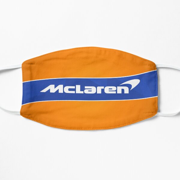 F1 McLaren Orange Mascarilla plana
