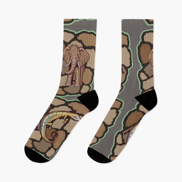 Item preview, Elephants, Rocks, and Lizards designed and sold by Wink17.