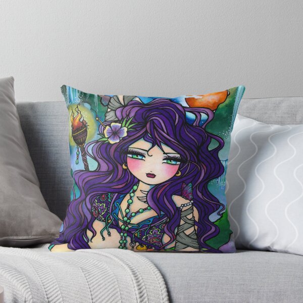 Item preview, Exotic Island Mermaid Whimsical Fantasy Art designed and sold by hannahlynnart.