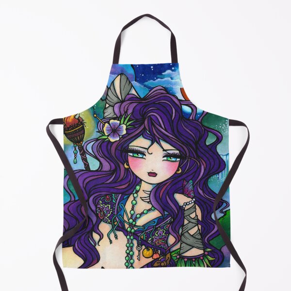 Item preview, Exotic Island Mermaid Whimsical Fantasy Art designed and sold by hannahlynnart.