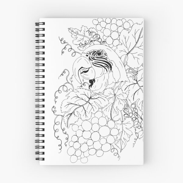 Item preview, Exotic Macaw lovers her Grapes  designed and sold by BohoMoon.