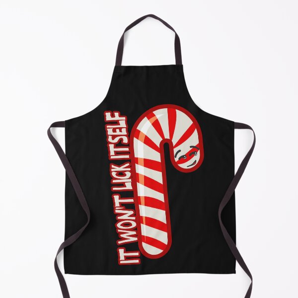 Item preview, It won't lick itself Candycane designed and sold by rachybattlebot.