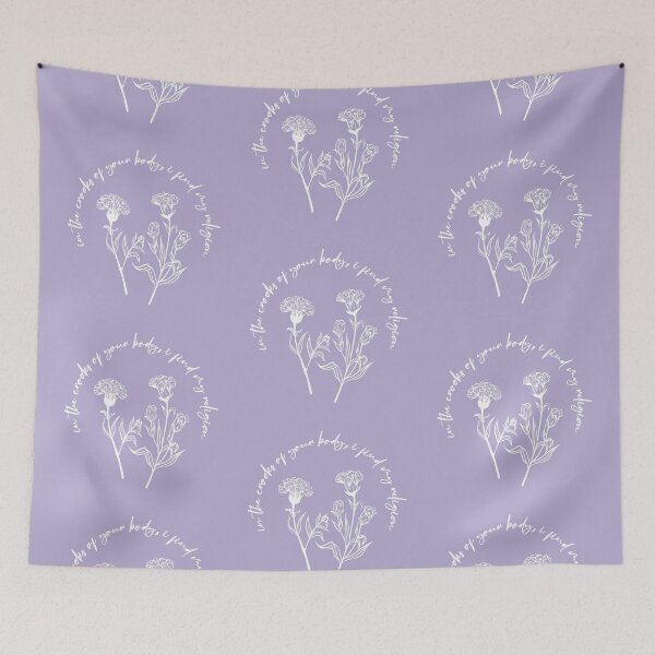 Item preview, in the crooks of your body, i find my religion (purple) designed and sold by hungrykate.