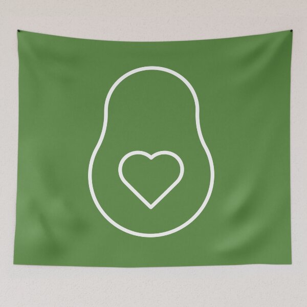 Item preview, Avocado and Heart designed and sold by npdstudio.