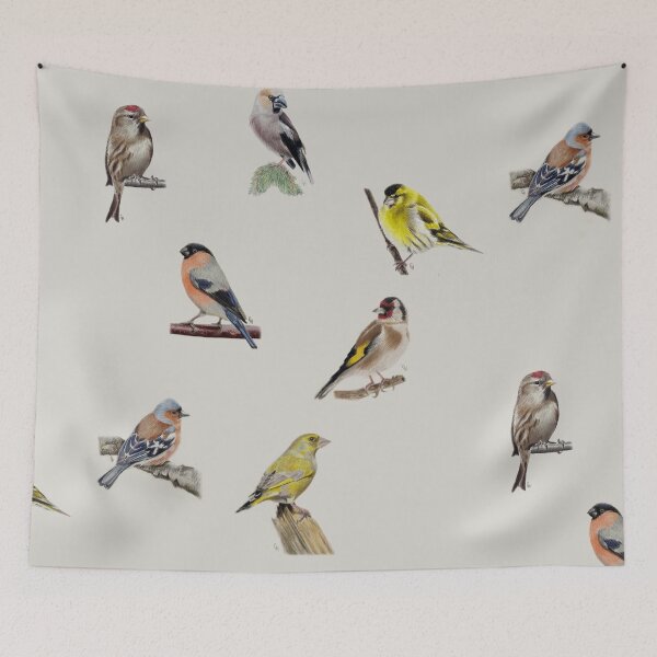 Item preview, British Finches designed and sold by GemmaHartleyArt.