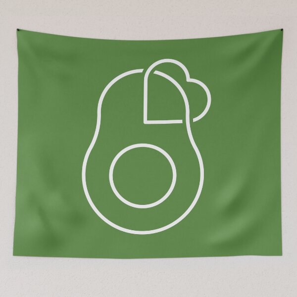 Item preview, Avocado and Heart designed and sold by npdstudio.