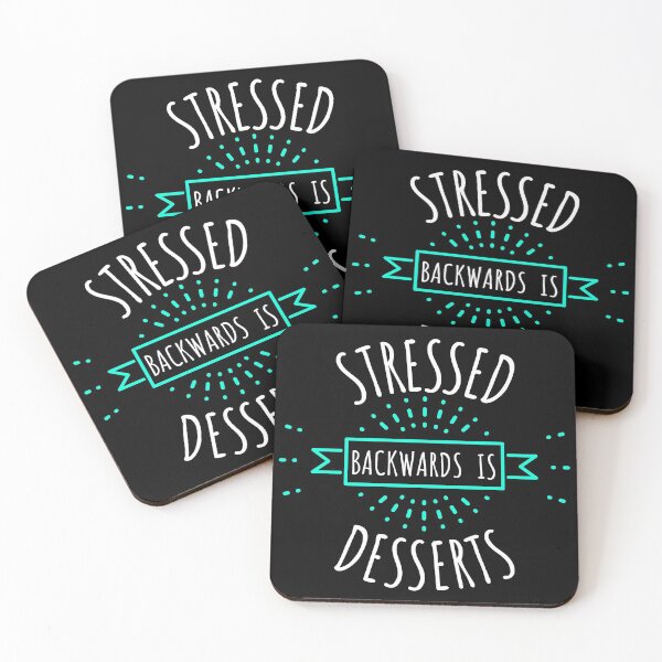 Item preview, Stressed Backwards Is Desserts designed and sold by Six Deers.