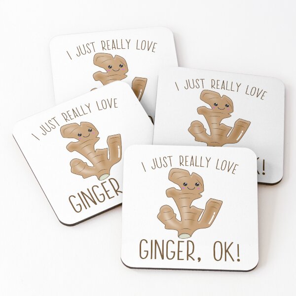 Item preview, I Just Really Love Ginger Ok! Kawaii Ginger designed and sold by Kawaiindoodle.