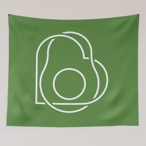 Item preview, Avocado and Heart designed and sold by npdstudio.