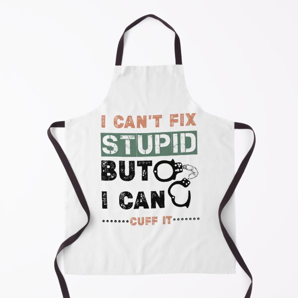 Item preview, Funny Correctional Officer gift - prison officer,Correction officer trainer ,I Can't Fix Stupid But I Can Cuff It designed and sold by Essakhi12.