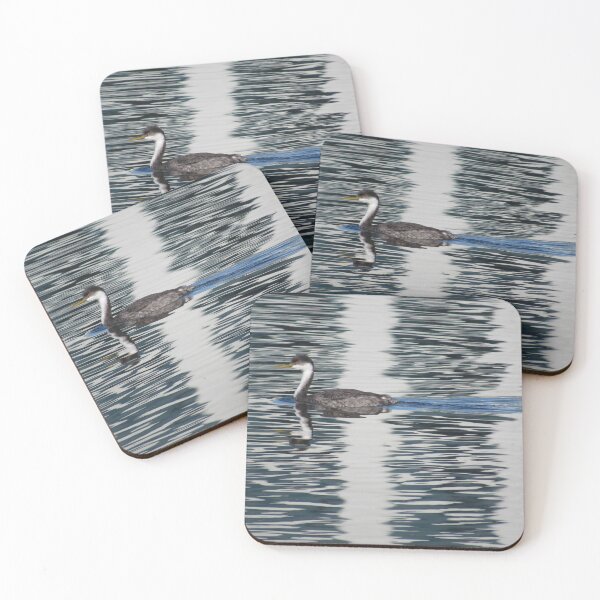 Item preview, Western grebe reflects designed and sold by UpTowardTheSky.