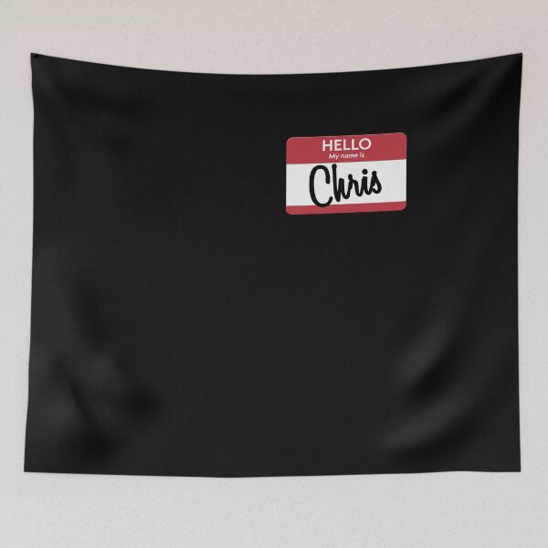 Item preview, Hello my name is Chris Name Tag designed and sold by Original Cheddar.