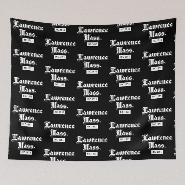 Item preview, Lawrence Mass. Design White Letters designed and sold by Kevin Michael McCall.