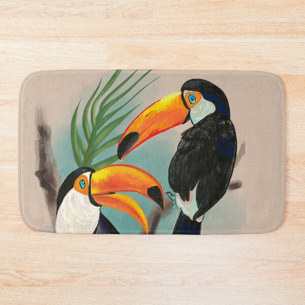 Item preview, Two toucan birds in the tree designed and sold by orangerinka.