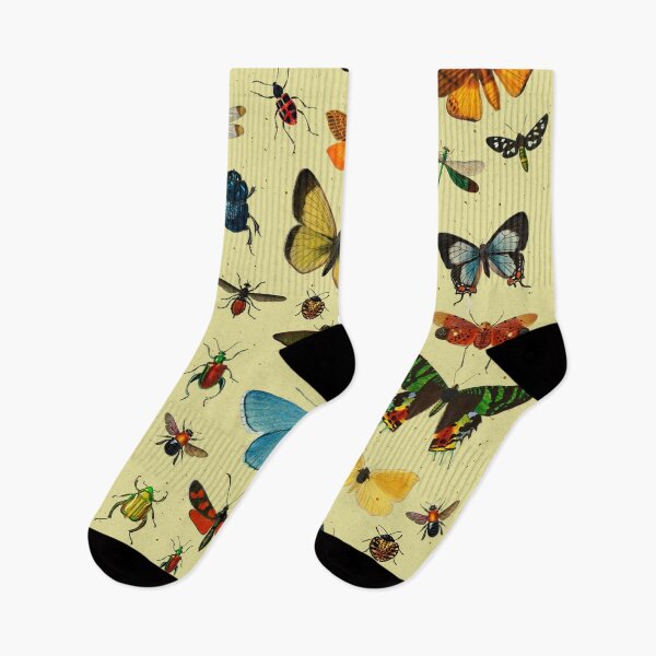 Item preview, Vintage Butterflies & Insects | Pattern #1 Beige Background designed and sold by ukoko.