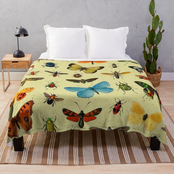 Item preview, Vintage Butterflies & Insects | Pattern #1 Beige Background designed and sold by ukoko.