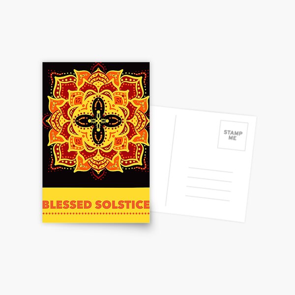 Blessed Solstice Postcard