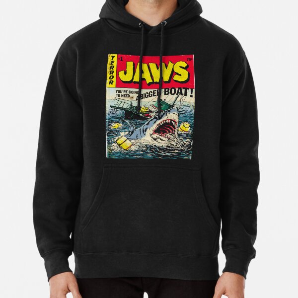 Quints Shark Fishing Amity Island Jaws (1975) Pullover Hoodie | Redbubble